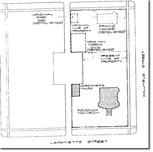 Reddick Mansion Lot Layout