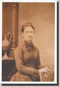 Elizabeth Funk Reddick in mourning clothing