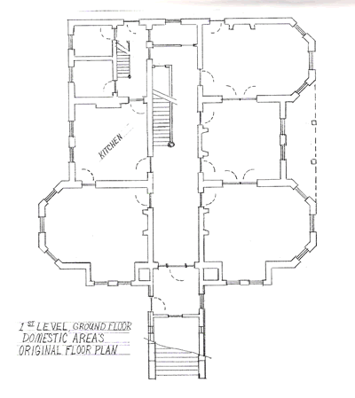Grounf floor of Reddick Mansion