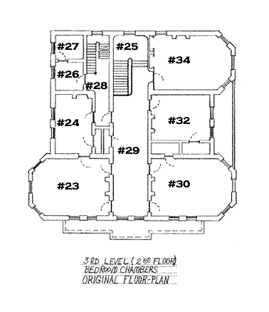 Family floor of Reddick Mansion